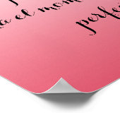 Spaans poster - Roze ombre - Geen esperen... (Hoek)
