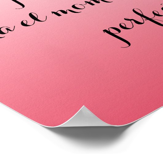 Spaans poster - Roze ombre - Geen esperen... (Hoek)