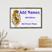 Spaans Poster Tegel (Keuken)