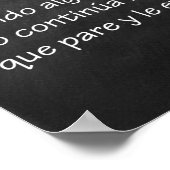 Spaans Poster tegen Bully (Hoek)