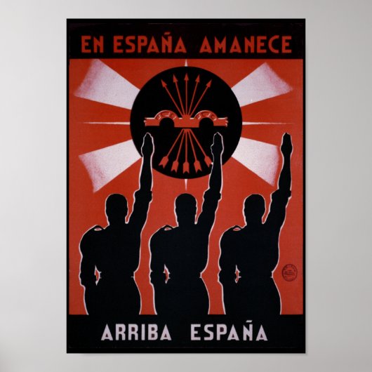 Spaans Poster voor de burgeroorlog - Arrise Spanje (Voorkant)