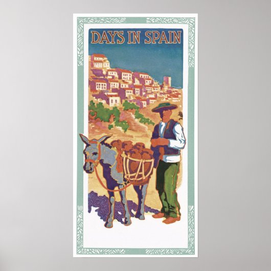  Spaans Poster voor reizen en kunst (Voorkant)