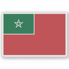 Spaans protectoraat in de Marokkaanse vlag (1937-1 Sticker