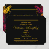 SPAANS quinceañera oude HOLLYWOOD BIRTHDAY-ticket Kaart (Voorkant / Achterkant)