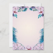 Spaans Quinceañera veer Dream catcher roze Inv Kaart (Achterkant)