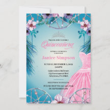 Spaans Quinceañera veer Dream catcher roze Inv