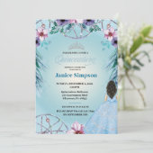 Spaans Quinceañera vether Dream catcher Invitati Kaart (Staand voorkant)