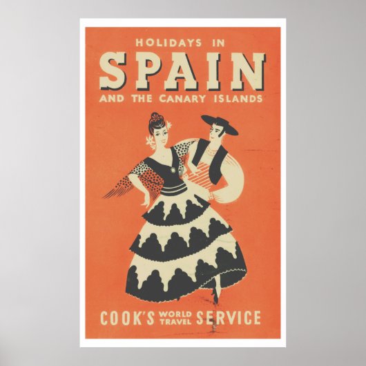  Spaans reisbureau Poster (Voorkant)