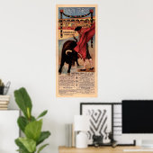 Spaans reisbureau voor bultrugvluchten Poster (Thuiskantoor)