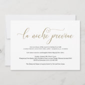 Spaans repetitief diner uitnodiging (Voorkant)