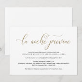 Spaans repetitief diner uitnodiging (Voorkant / Achterkant)