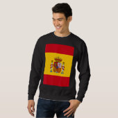 Spaans Retro Nationale Vlag Spanje Trui (Voorkant volledig)