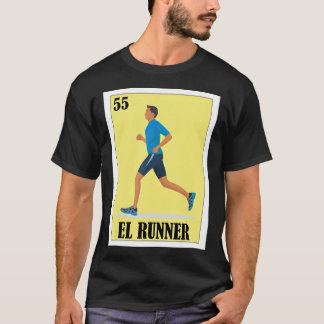 Spaans rijdend Lottery Gift Mexican El Runner T-shirt