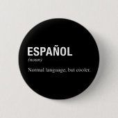 SPAANS RONDE BUTTON 5,7 CM (Voorkant)