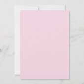 Spaans Roos Blush Pink Ivory Waterverf Kaart (Achterkant)