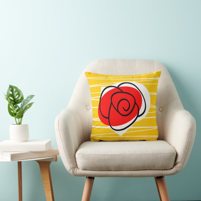 Spaans Roos kussen (Stoel)