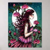Spaans Roos Mystical Fantasy Art Molly Harrison Poster (Voorkant)