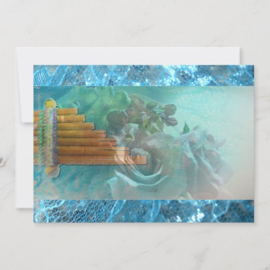 Spaans Roos Native Aztec Peru quinceanera Kaart (Voorkant)