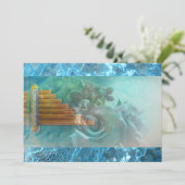 Spaans Roos Native Aztec Peru quinceanera Kaart (Staand voorkant)