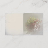 Spaans Roos quinceanera nodigt Visitekaartjes uit (Achterkant)