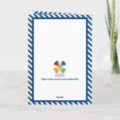 Spaans Sailor First Community Boy Wenskaart Kaart (Achterkant)