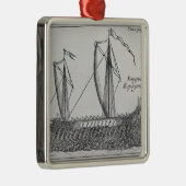 Spaans schip" metalen ornament (Rechts)