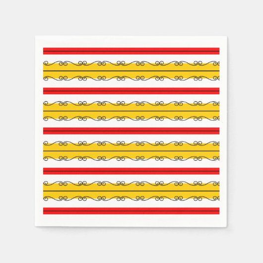 Spaans schoeppapier servet (Voorkant)