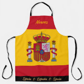 Spaans schort, Spanje, España Chefs keuken Schort (Voorkant)