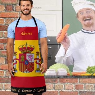 Spaans schort, Spanje, España Chefs keuken Schort