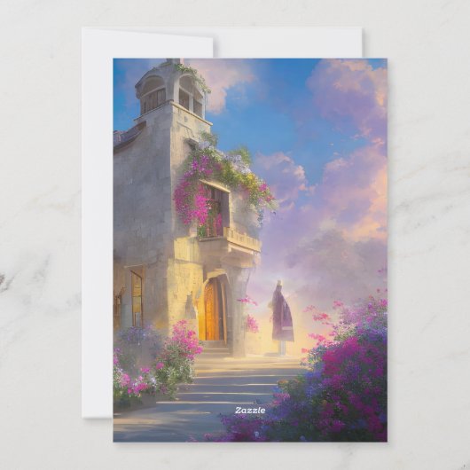 Spaans Serenity Birthday Kaart (Achterkant)