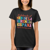 Spaans Shirt, Spaans Shirt, Latina T-shirt (Voorkant)