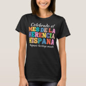 Spaans Shirt, Spaans Shirt, Latina T-shirt (Voorkant)