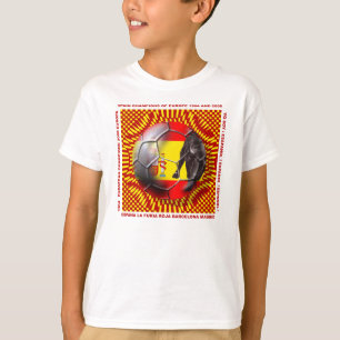 Spaans shirt van voetbalwinnaars
