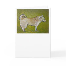 Spaans Siberisch Huskie Wenskaart