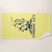 Spaans sleutelbediende handdoek - logo van de mari (Voorkant)