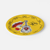 Spaans Souvenirs Border 50 papier bord (Gekanteld)