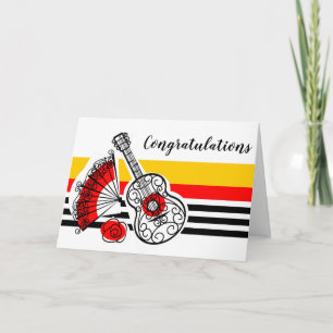 Spaans Souvenirs Classic Congrats Text landscape Feestdagen Kaart