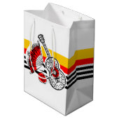Spaans Souvenirs Classic Stripe medium Cadeauzakje (Achterkant Gekanteld)