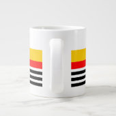 Spaans Souvenirs Classic Stripe Naam mok jumbo (Achterkant)