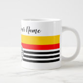 Spaans Souvenirs Classic Stripe Naam mok jumbo (Rechts)