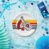 Spaans Souvenirs Classic Stripe papier bord (Feest)