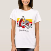 Spaans Souvenirs Classic Stripe Text t shirt (Voorkant)