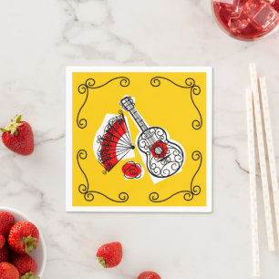 Spaans Souvenirs Hoeken papieren servet