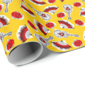 Spaans Souvenirs Meervoudig verpakkingspapier Cadeaupapier (Rol Hoek)