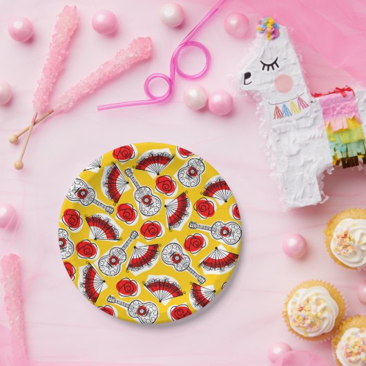 Spaans Souvenirs Multi papier bord (Feest)