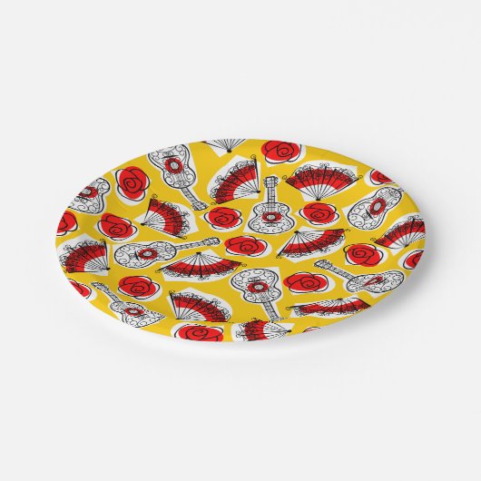 Spaans Souvenirs Multi papier bord (Gekanteld)