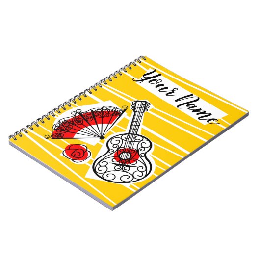 Spaans Souvenirs Name notitieboek (Linkerzijde)