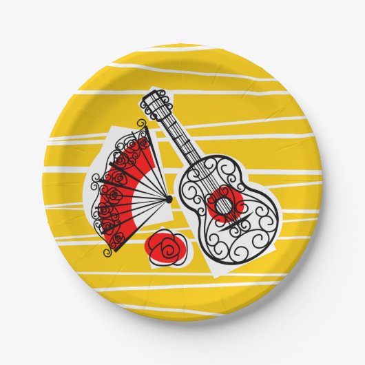 Spaans Souvenirs papier bord (Voorkant)