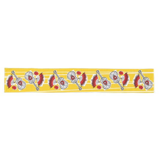 Spaans Souvenirs tabelrunner 16 x 108 Lange Tafelloper (Horizontaal)