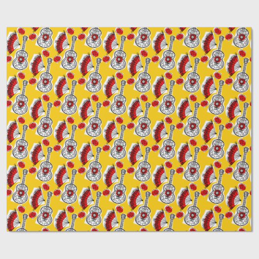 Spaans Souvenirs verpakkingspapier Cadeaupapier (Vlak)